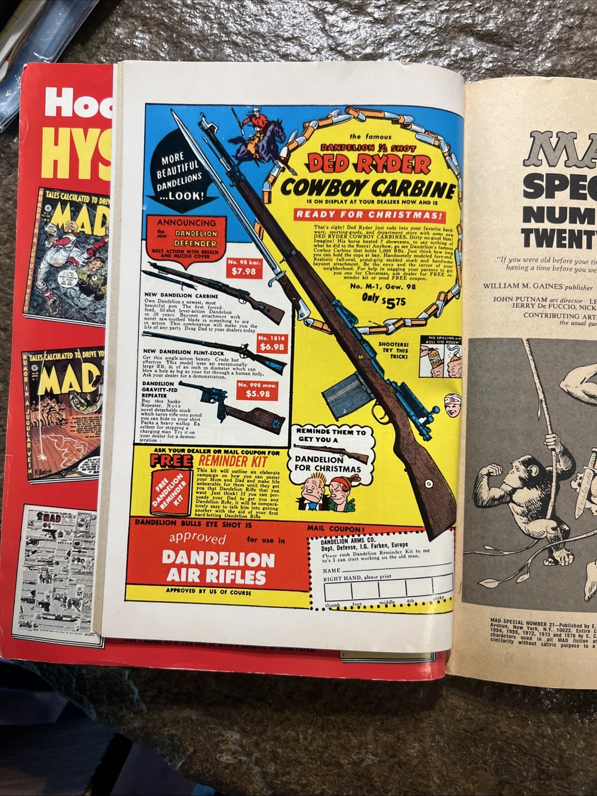 MAD Magazine – 1976 Special Issue Number Twenty One With Comic Book Insert