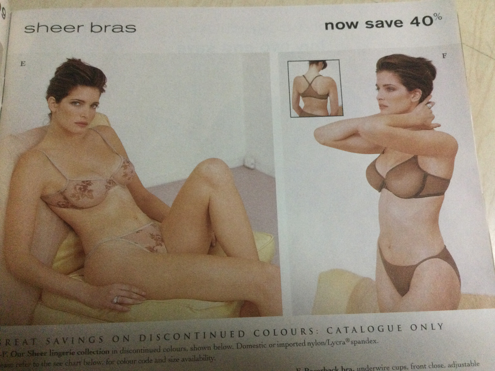 Victoria’s Secret 1998 March Sale #2 sexy Lingerie + order form intact 102 pages