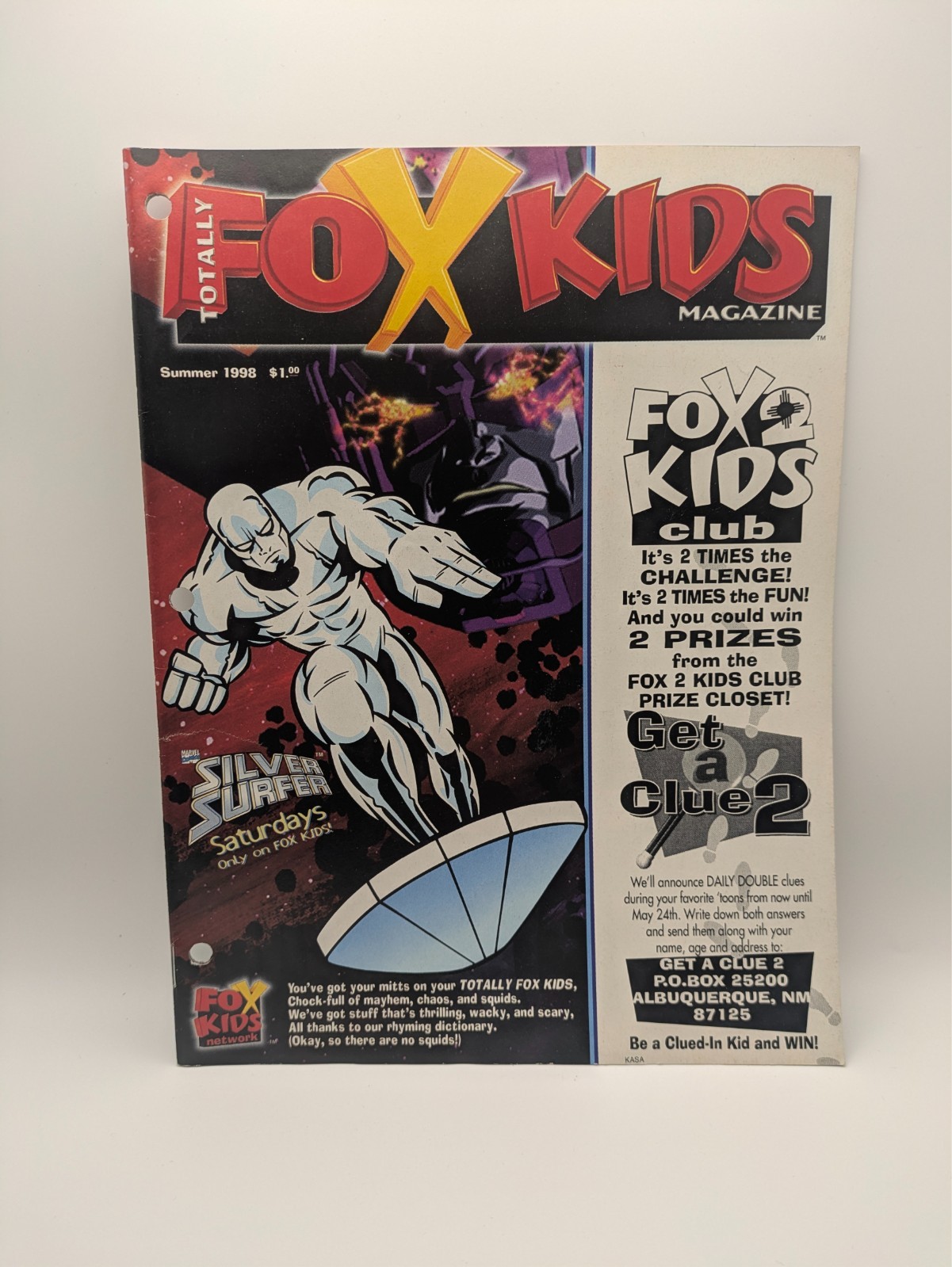 Totally Fox Kids Magazine 1996