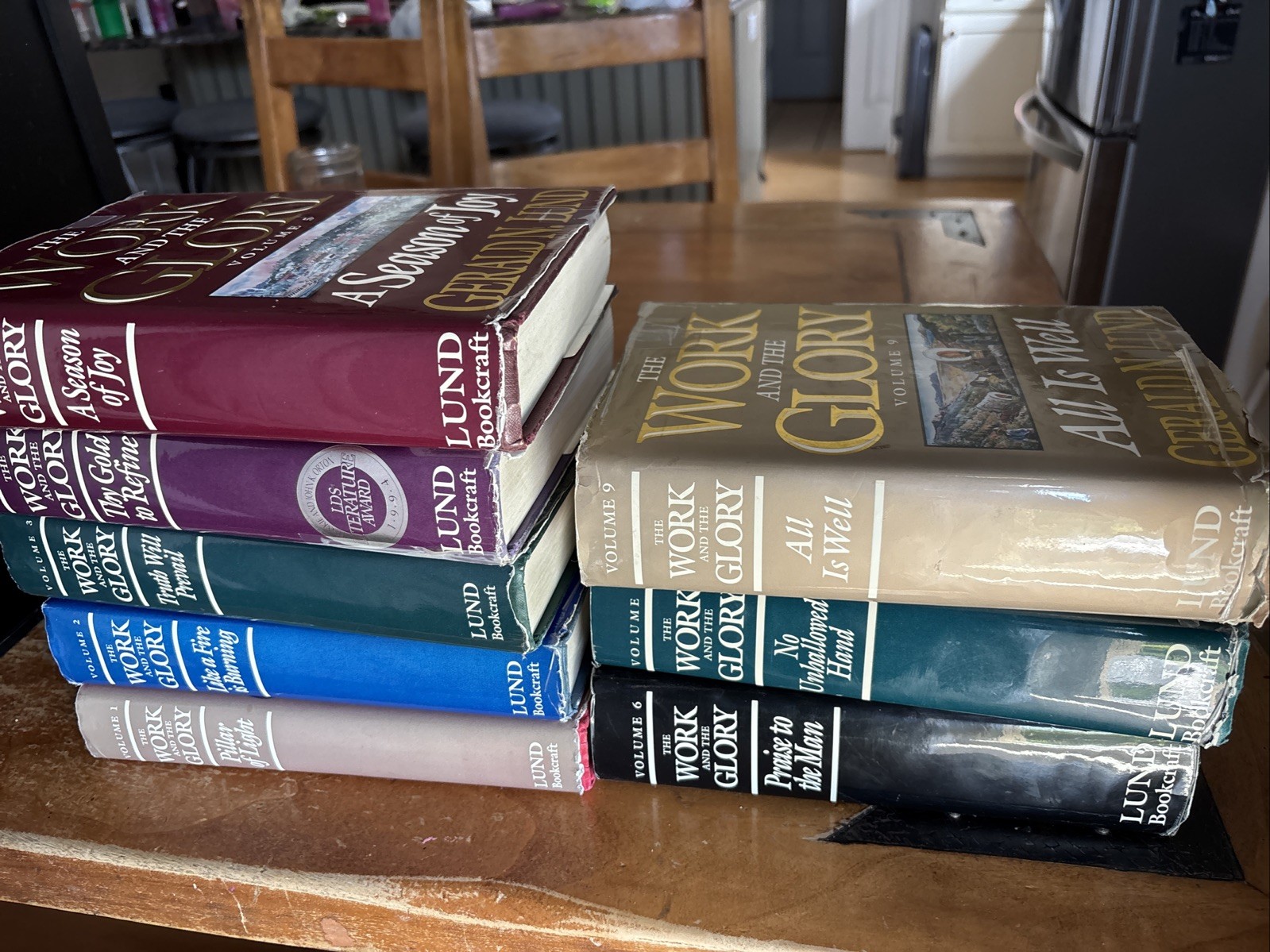 The Work and the Glory Vol 1-9 Complete Series Hardcover Set Gerald Lund LDS
