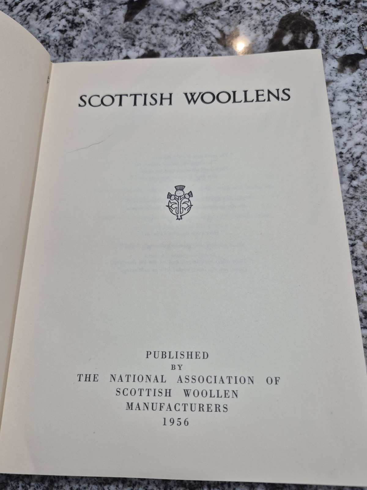 Scottish Woolens The National Association Of Scottish Woolen Manufacturers 1956