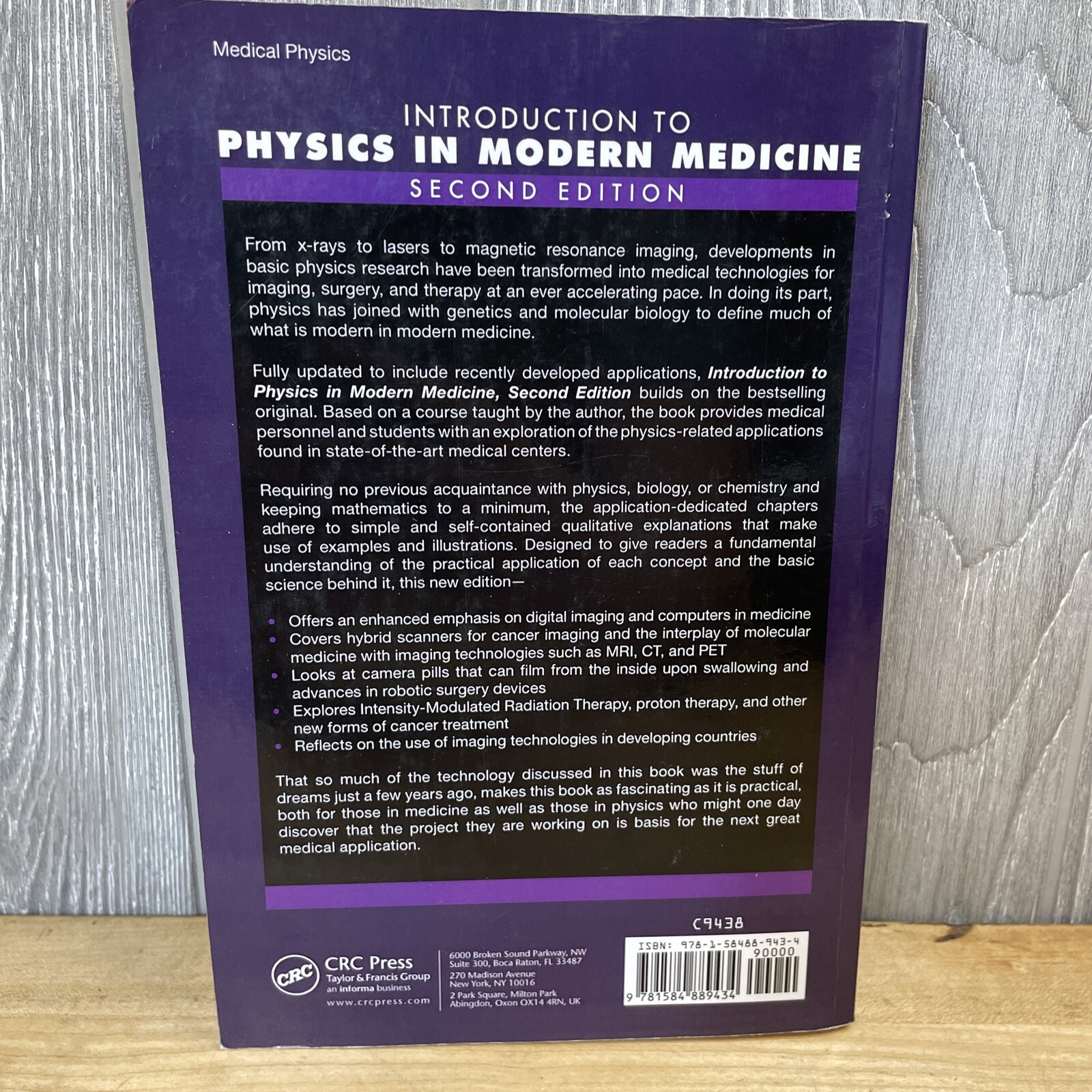 Physics in Modern Medicine Suzanne Amador Kane 2nd Ed Science Textbook PB