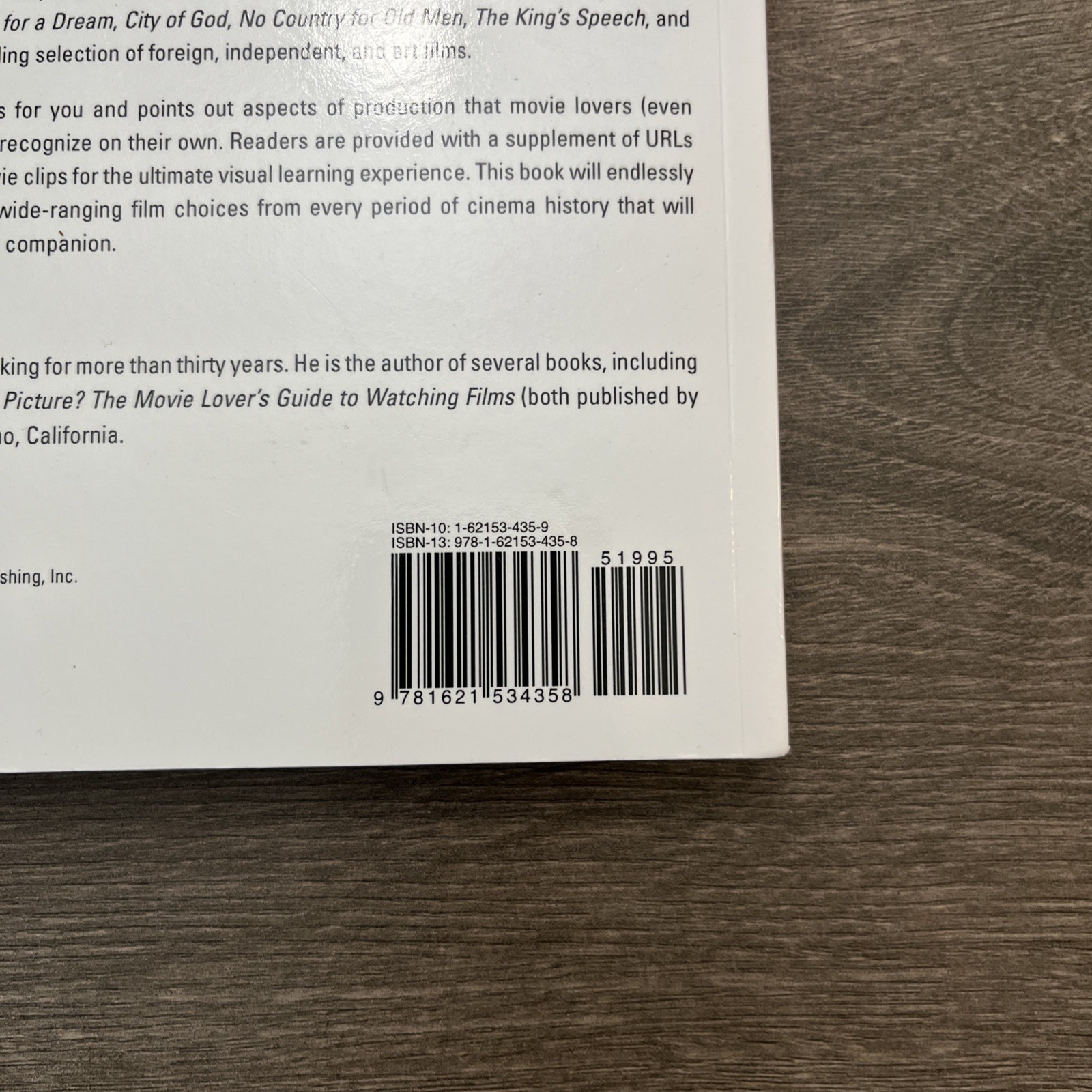 Film Appreciation Book : The Film Course You Always Wanted to Take by Jim Piper