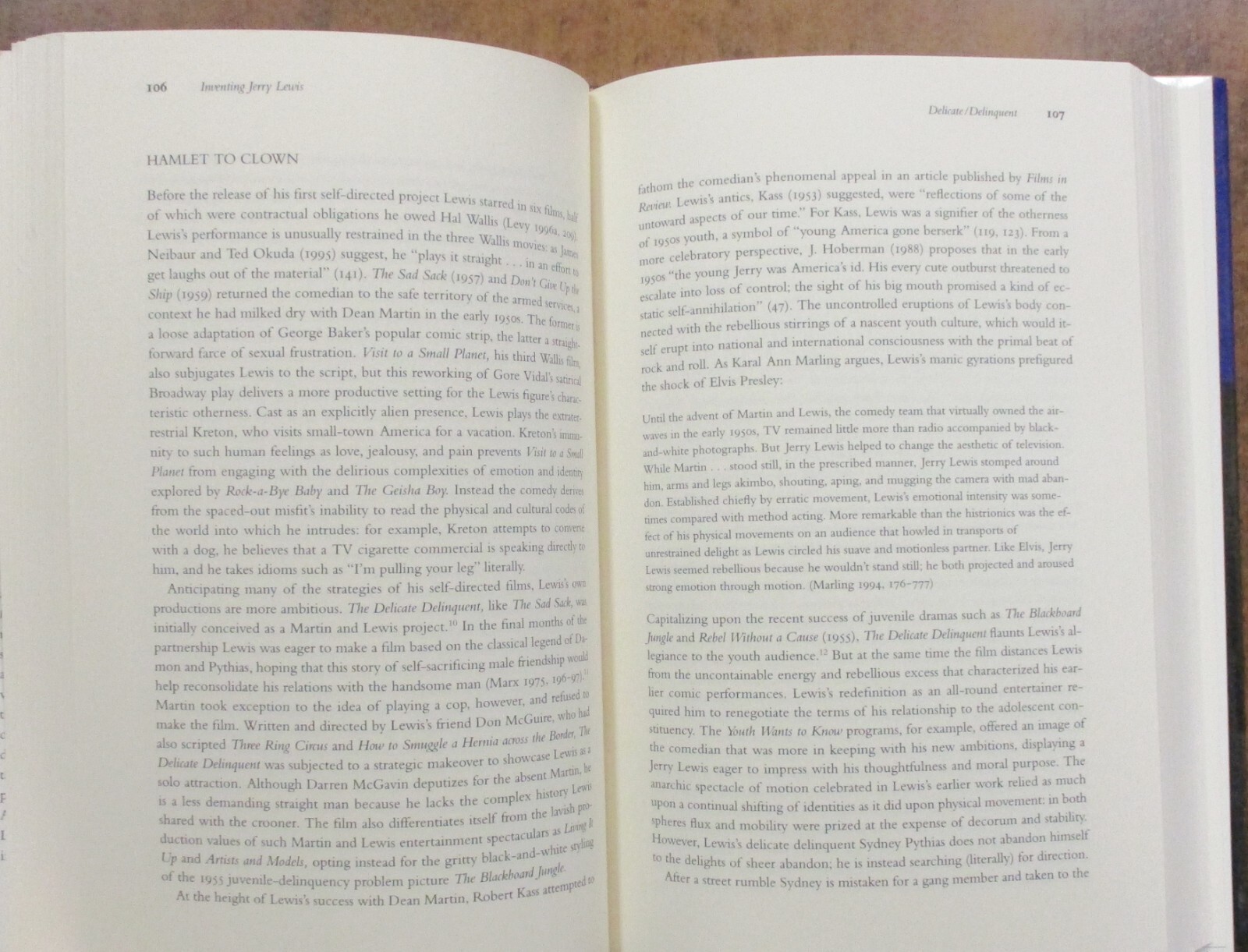 «Inventing Jerry Lewis» Hardcover Book (2000) Frank Krutnik – First Edition