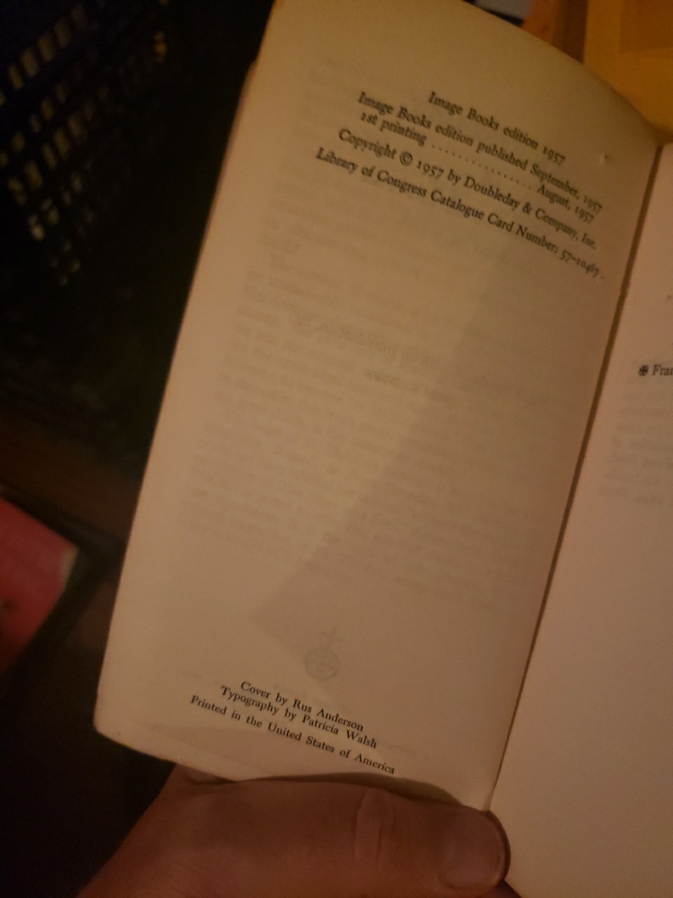 The Autobiography of St. Thérèse of Lisieux 1957 Paperback