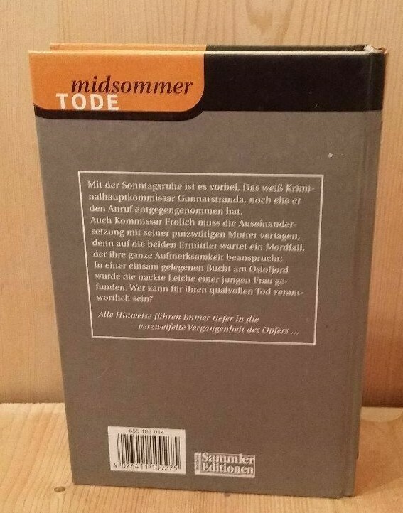 Summer Night Death Kjell Ola Dahl Midsommer Deaths 2002 475 Pages Crime Novel
