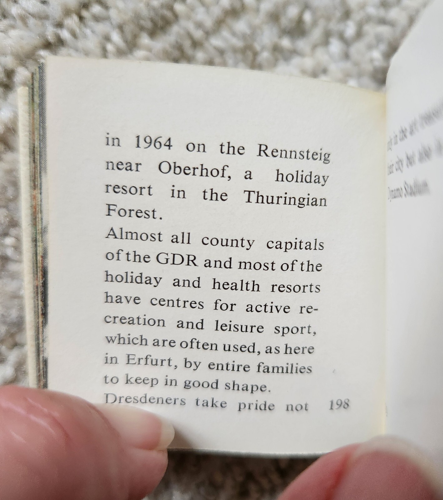 (2) VINTAGE 1970s 2.5” Mini Book of Sports in the GDR German Democratic Republic