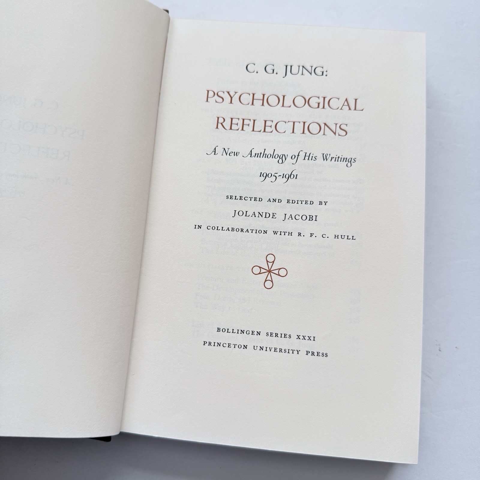 C.G. Jung Psychological Reflections 1970 Princeton Hardcover Bollingen Edition