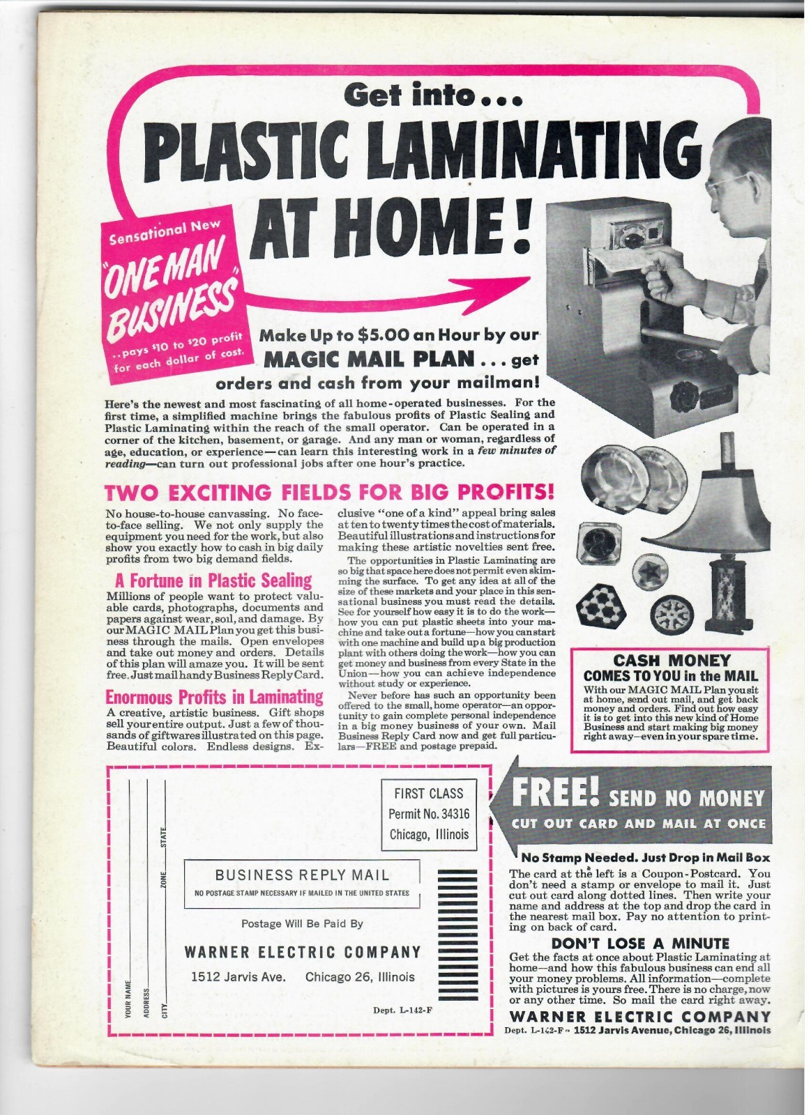 MR ! Magazine June 1960, Men’s Interest, Loretta Mancuso, Lena Horne, More