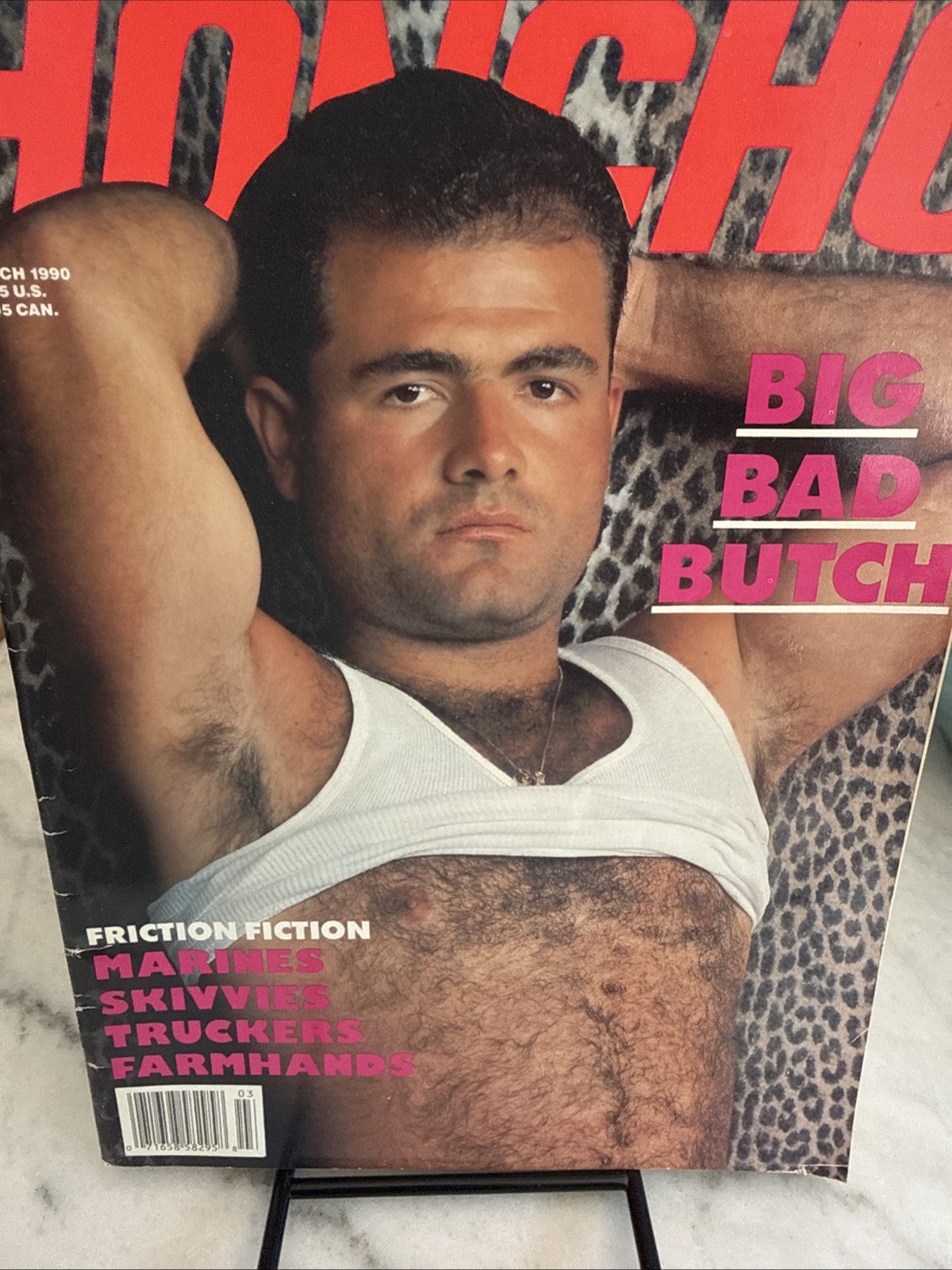 Lot Of 2 Honcho 1990 & 1985- Gay Men’s Interest Magazine Vintage Beefcakes Pinup