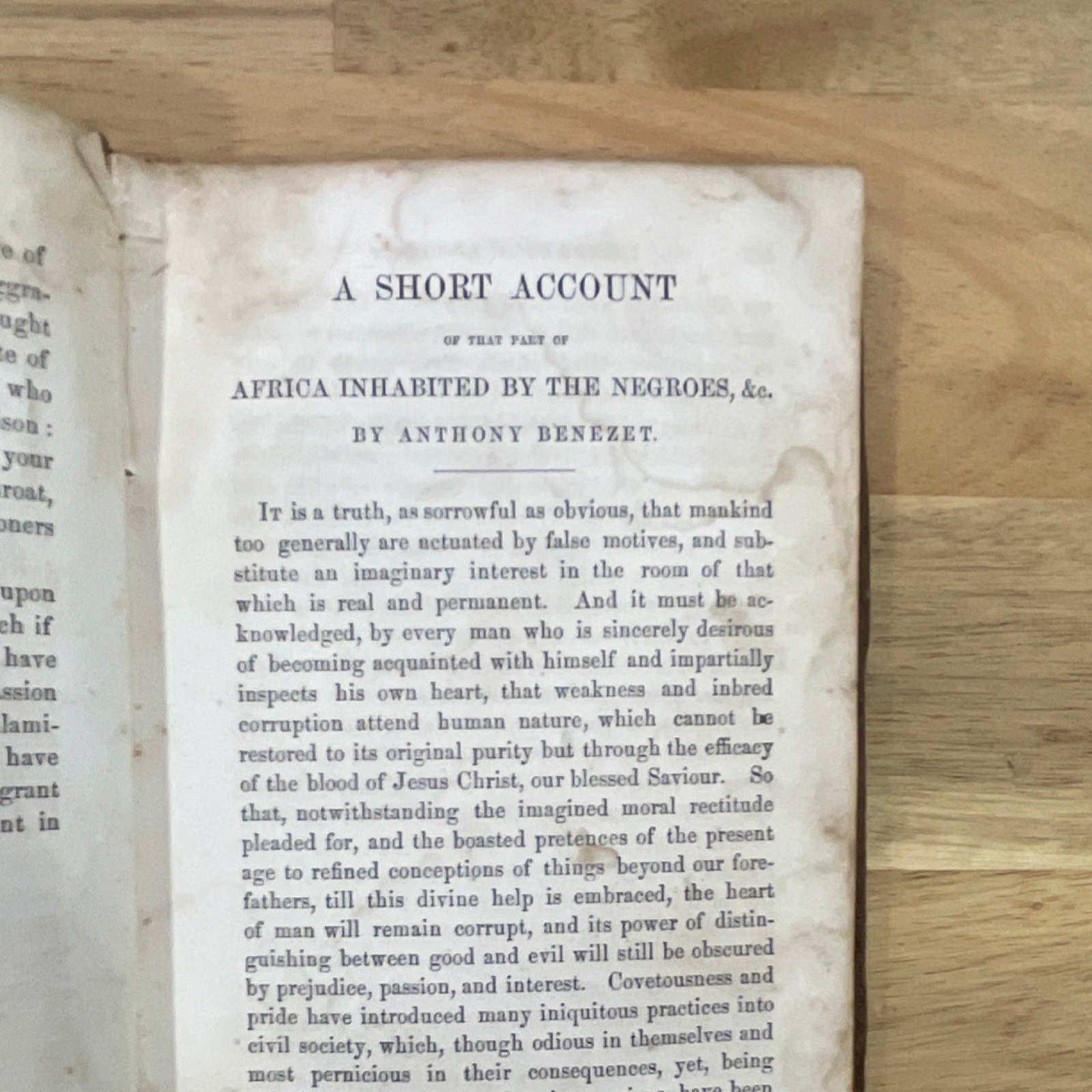 Anthony Benezet John Wesley 1858 Philadelphia American Slavery Hardcover Book