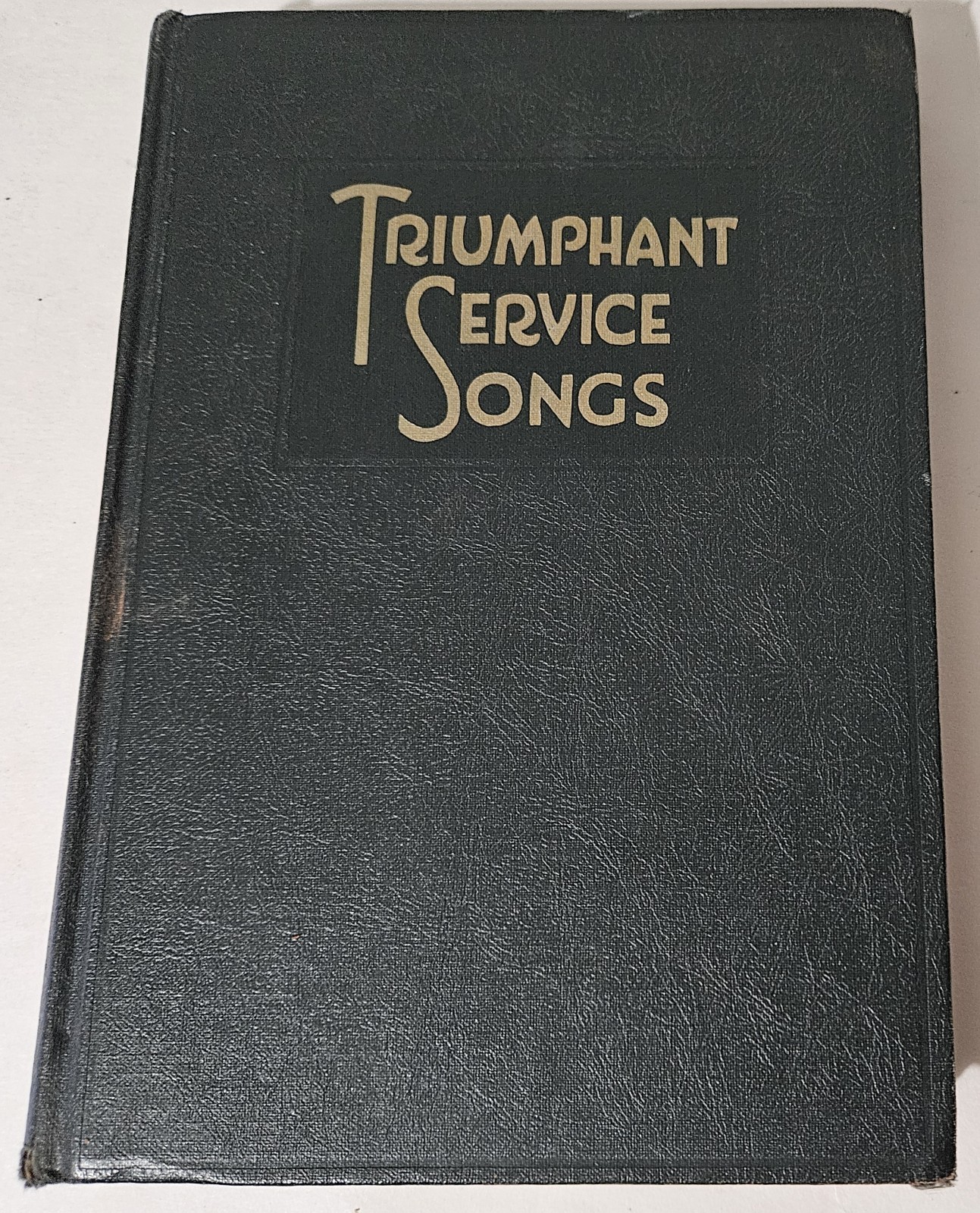 Triumphant Service Songs (1934) Hymnal Hardcover 295 Hymns 8.5in x 6in.