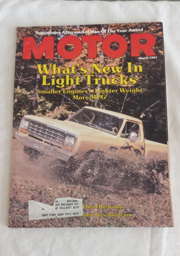 MOTOR Magazine March 1981 102 Pages Great Car repair Tips