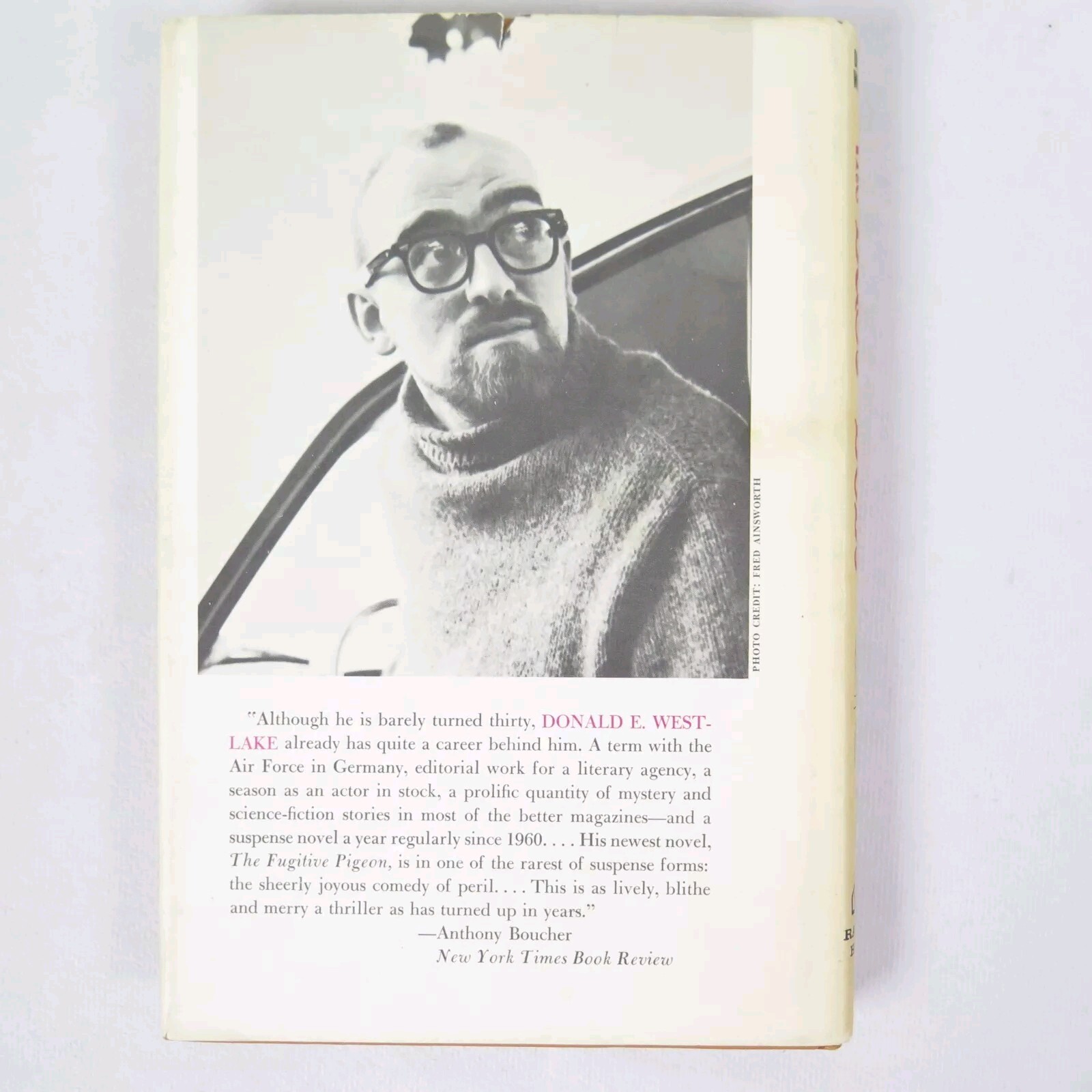 Th Busy Body Book by Donald E Westlake Random House 1966 Hard Cover DJ Crime