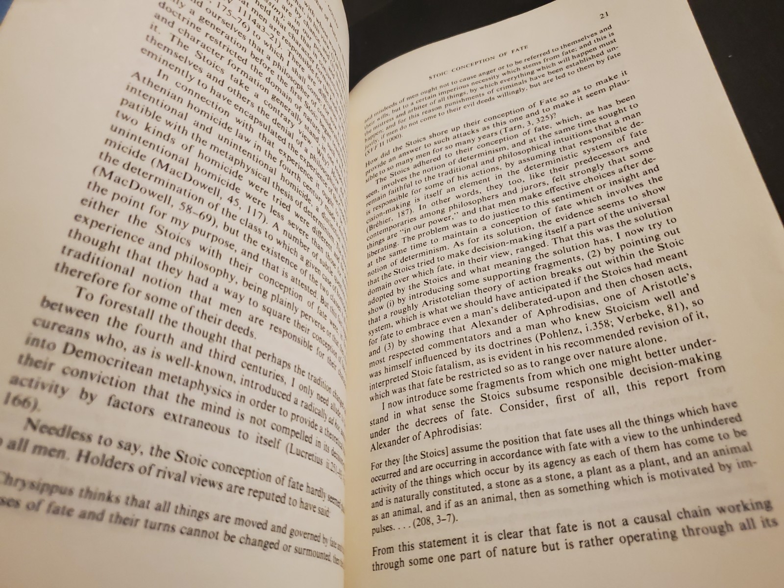 *SIGNED* Josiah B. Gould The Stoic Conception Of Fate 1974 Stoicism Philosophy