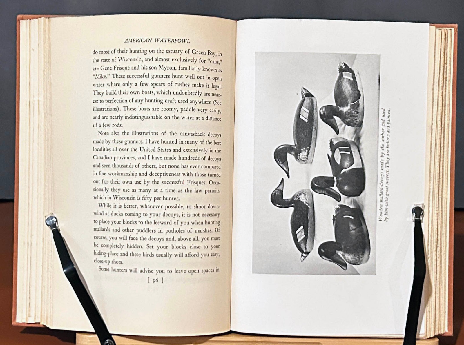 Duck Hunter’s Gift Book: AMERICAN WATERFOWL 1952 1st Edition, Bert Clafin