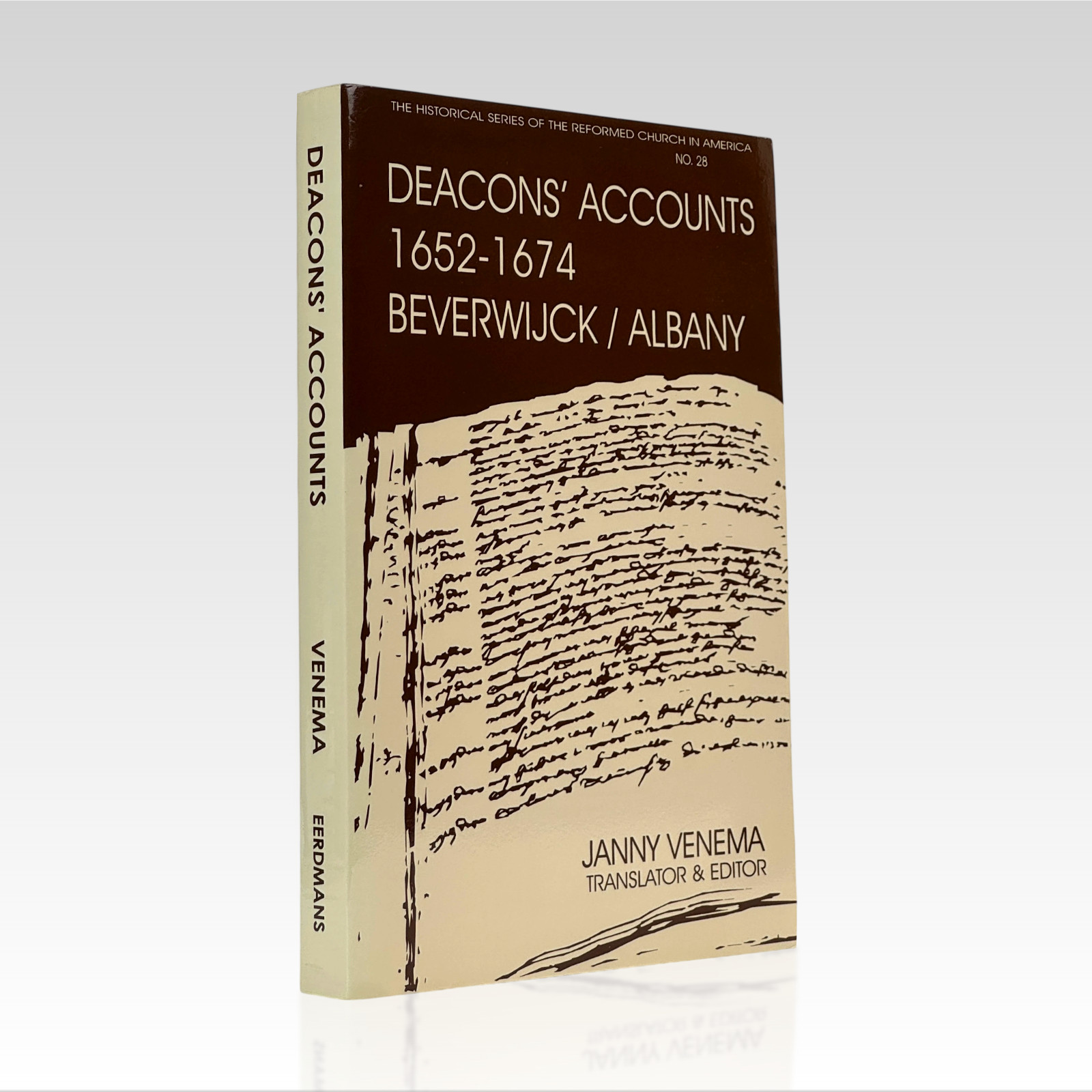 1998 JANNY VENEMA. Deacons’ Accounts 1652-1674 Beverwijck/ Albany VINTAGE PB VG