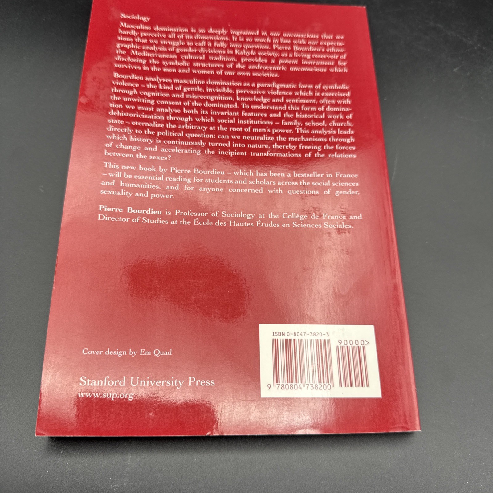 Masculine Domination by Pierre Bourdieu (2002, Trade Paperback)