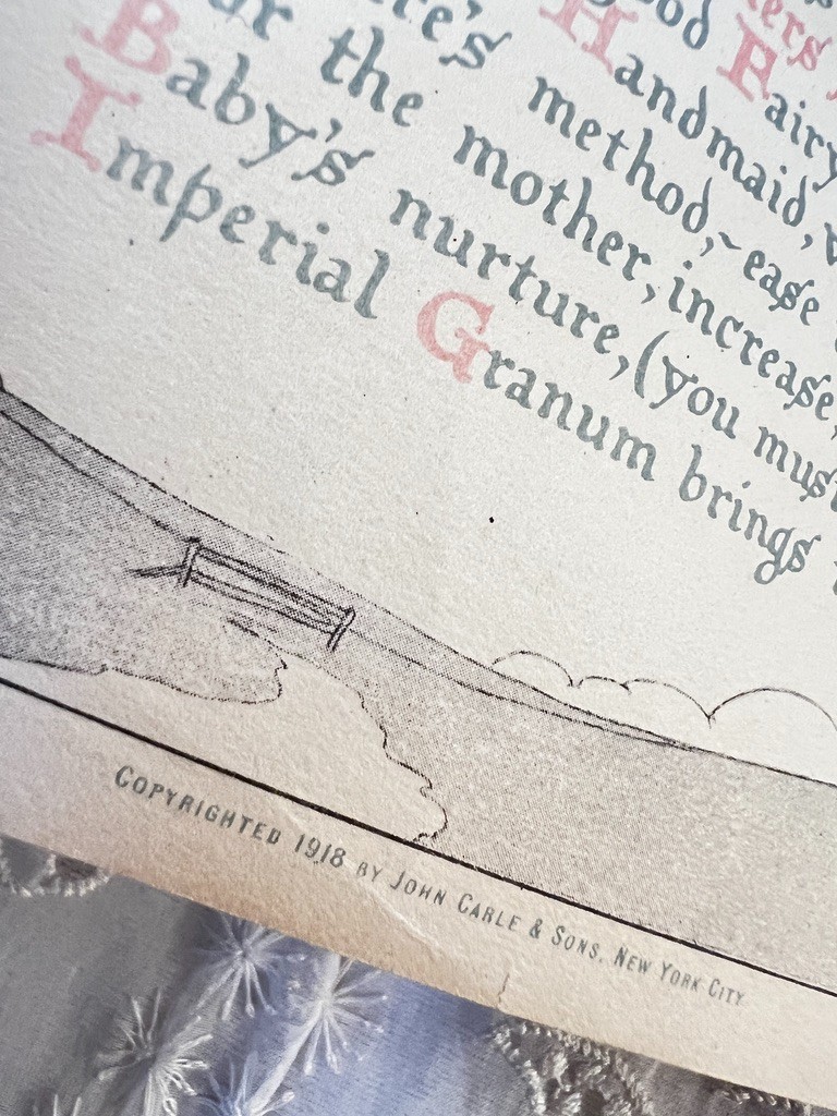 Antique Our Babys Own Book Gorgeous Illustrations Graphics 1924 Approx 5.5″ x 8″