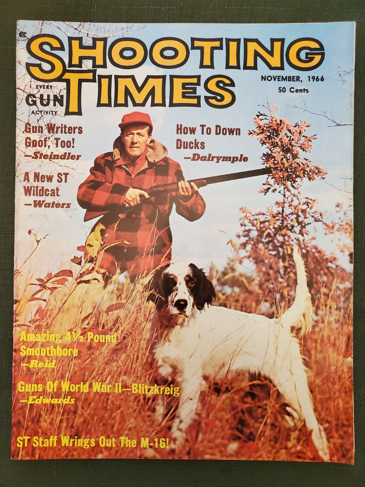 Shooting Times Magazine – November, 1966, Vintage, Original, 83 pages, See Pics