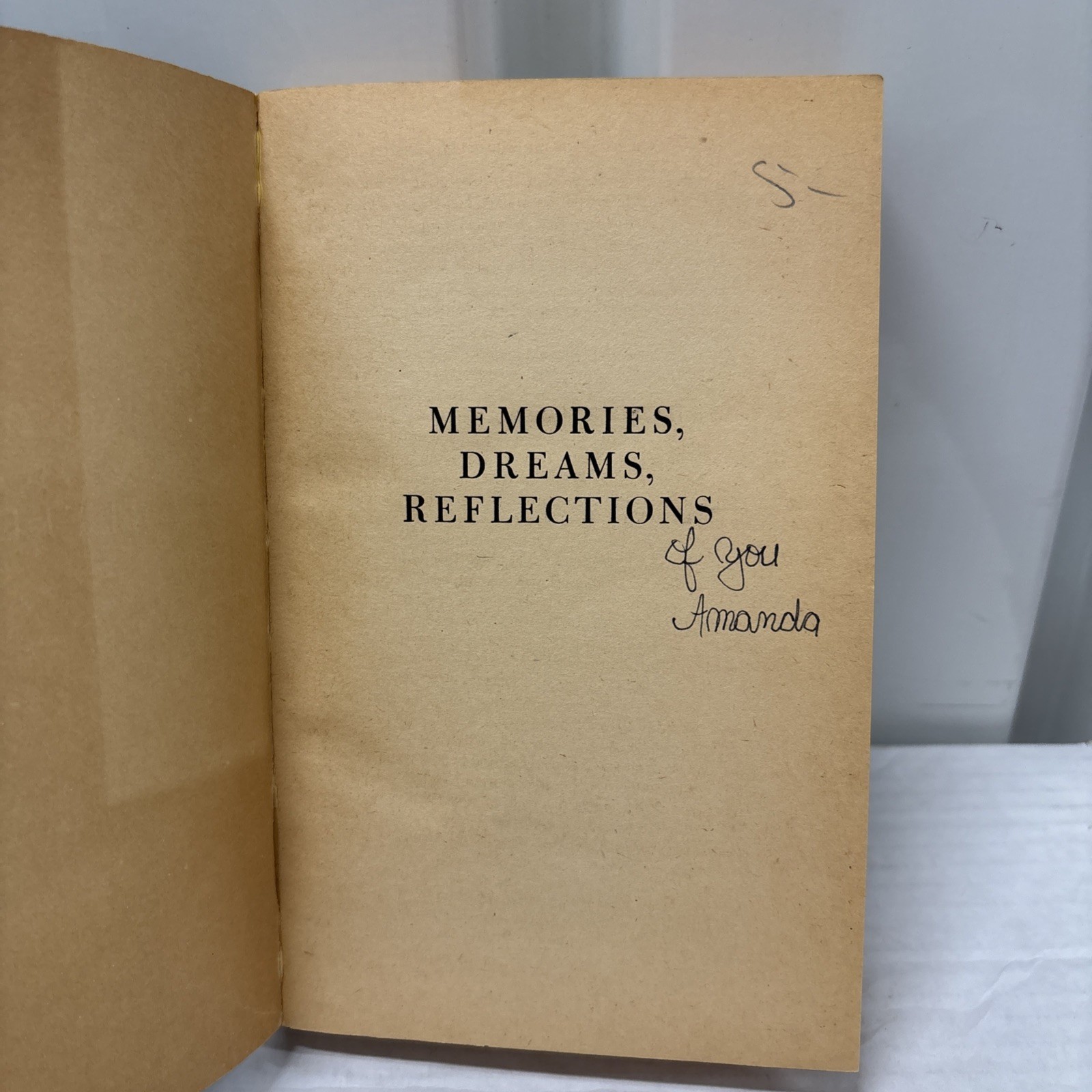 MEMORIES, DREAMS, REFLECTIONS- C. G. JUNG 1965 VINTAGE BOOKS EDITION 394-70268-9