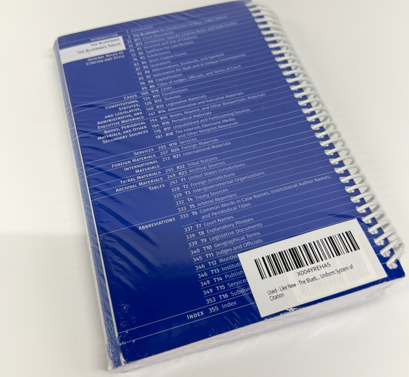 The Bluebook: A Uniform System of Citation (22nd ed) Sealed/Brand New