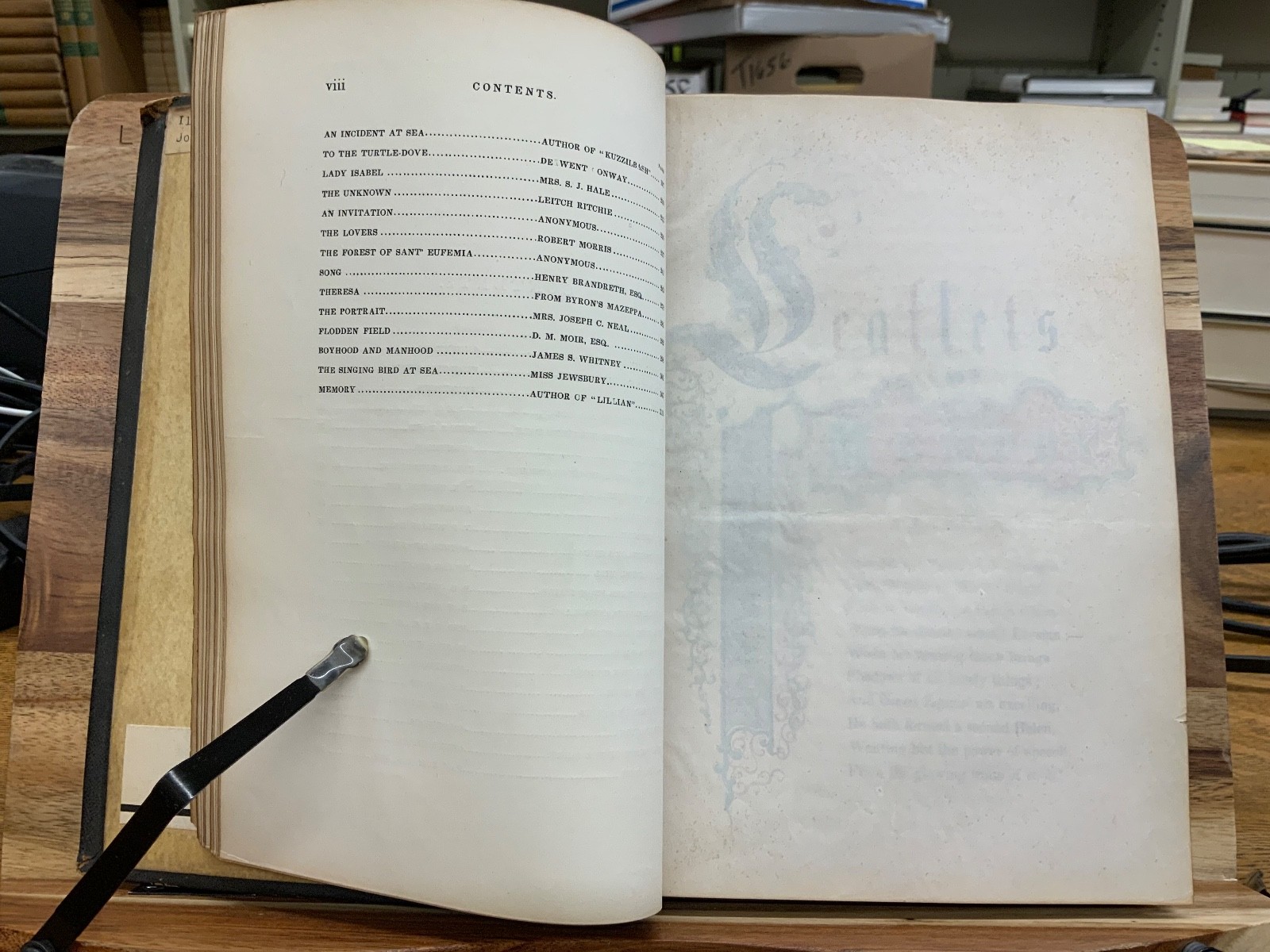 Leaflets of Memory An Illuminated Annual Gift Book for 1850 Reynell Coates
