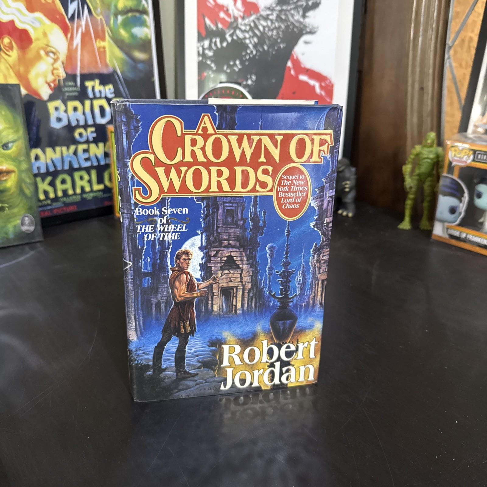 A Crown of Swords — SIGNED Robert Jordan 1stEdition 1st Printing HC DJ 1996
