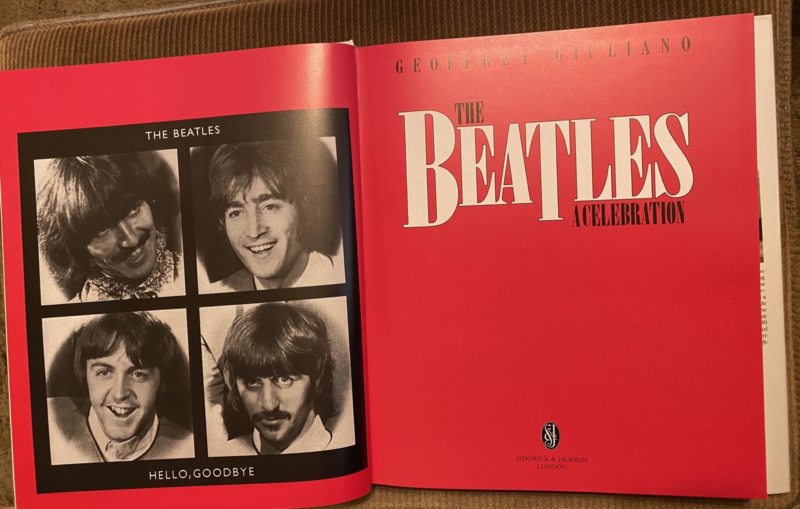 The Beatles: A Celebration Hardcover By Geoffrey Giuliano NEW