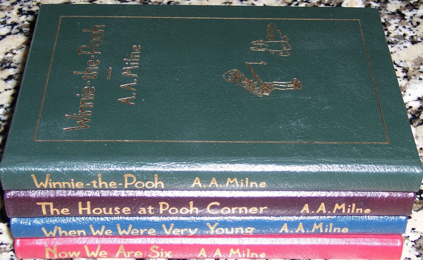 easton press Winnie The Pooh A A Milne 4 vols Pooh Corner We are six Very Young