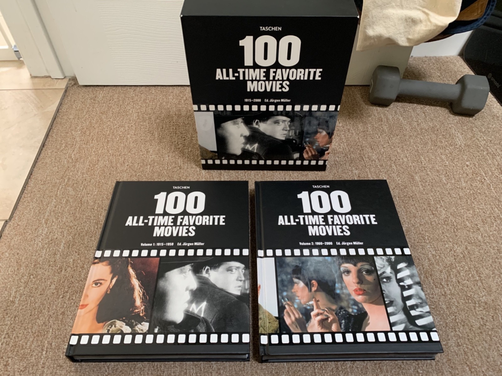 TASCHEN: 100 ALL-TIME FAVORITE MOVIES, 1915-1959; 1960-2000. Hardback Jugen Mull