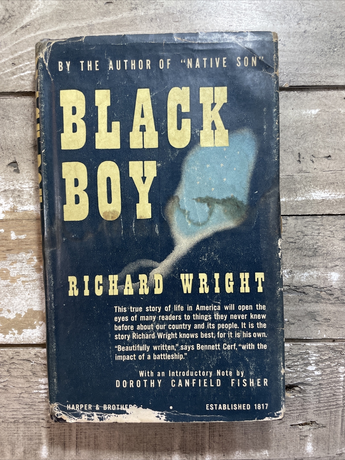 c1940 Antique Autobiography «Black Boy, A Record of Childhood and Youth»