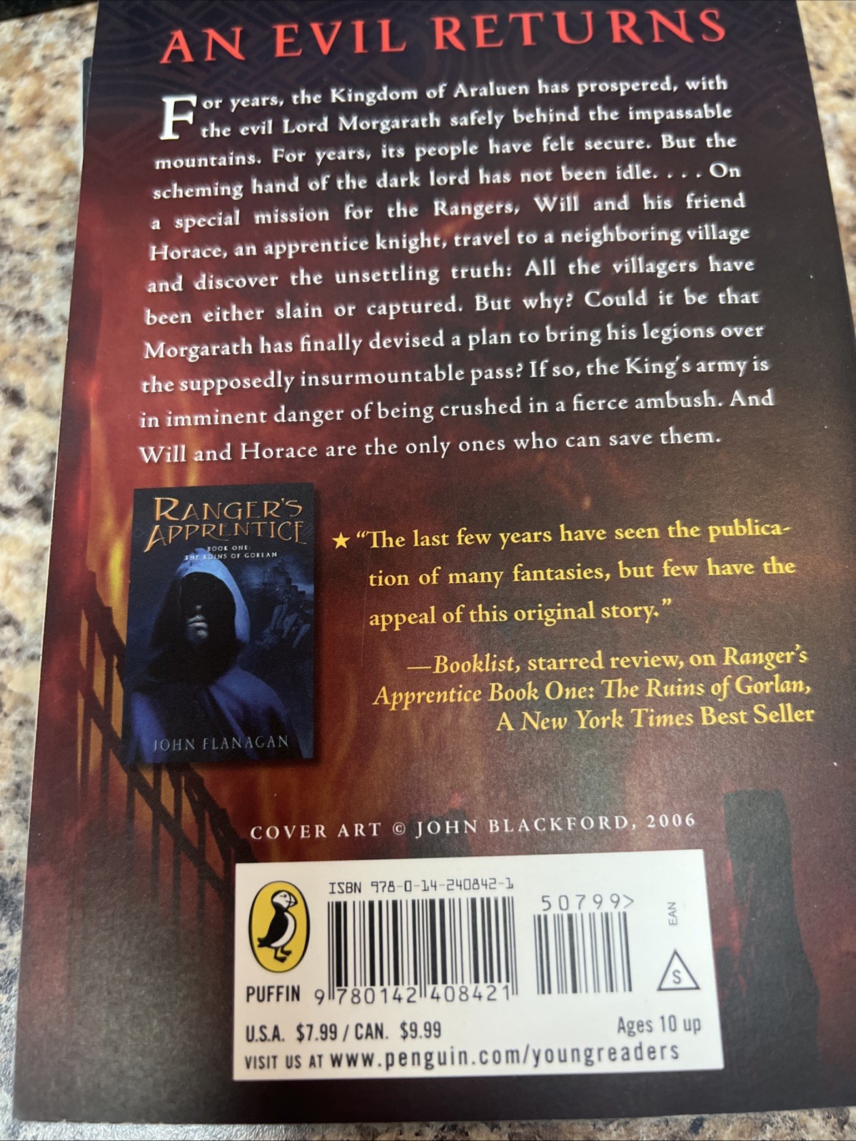 John Flanagan, Ranger’s Apprentice, Books 1, 2, 3, Paperback Boxed Set