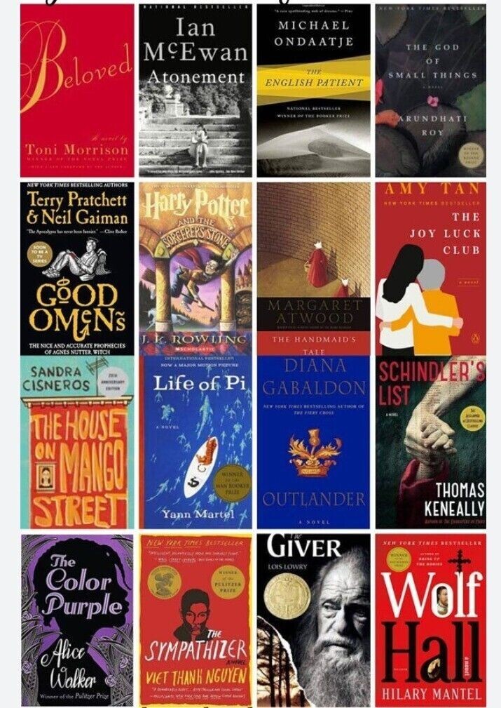 📚💫 Lot of 18 Classic Literature Works – Legendary Books for Book Lovers!