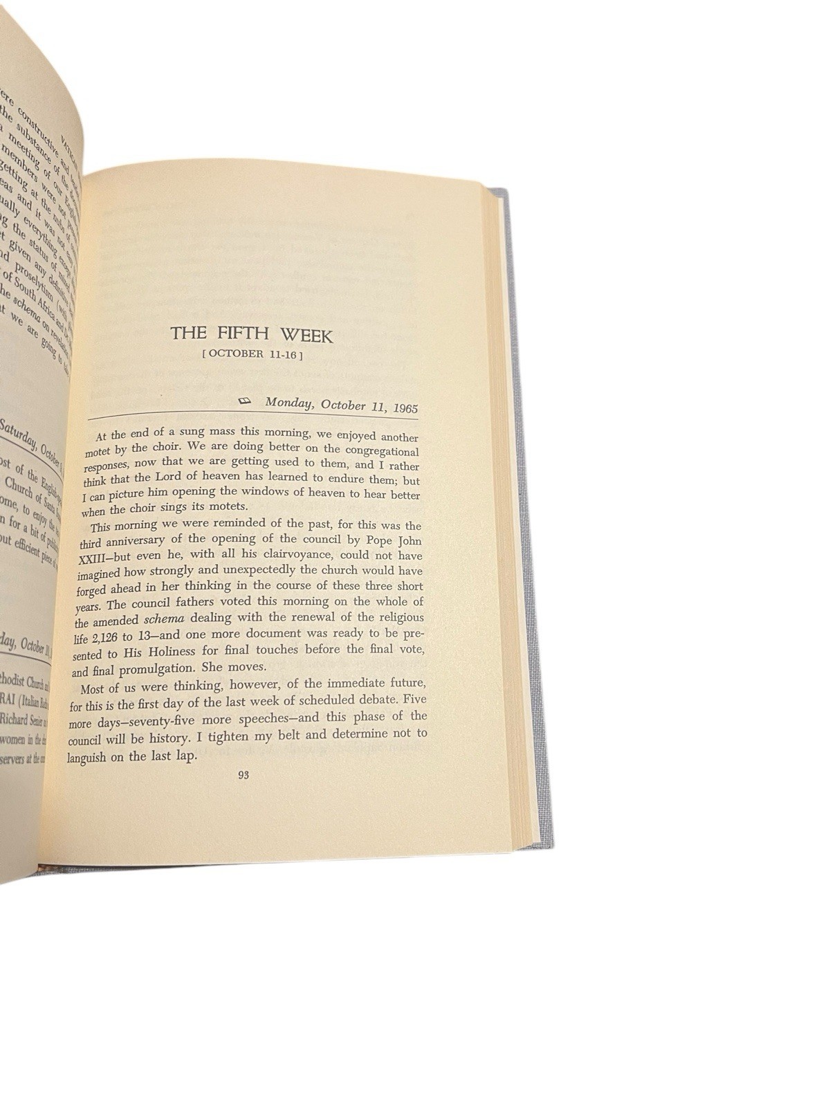 Vatican diary 1963 Douglas Horton Hardcover Published By United Church Press