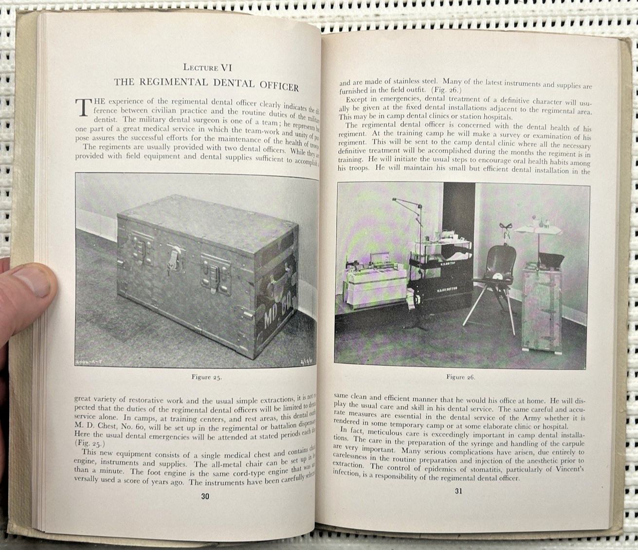 World War II Lectures On Military Dentistry Softcover Illustrated 1st Ed. 104pg